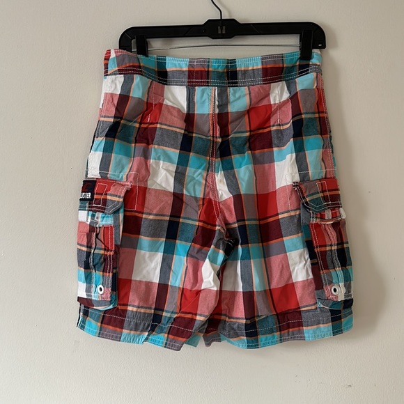 Hollister Plaid Swim Trunk Knee Length - Picture 5 of 6